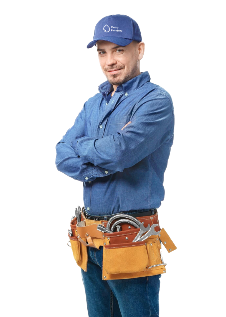plumber-with-tool-belt-no-background-with-logo-and-square-5 Plumber Standing with Hands Crossed and Tool Belt